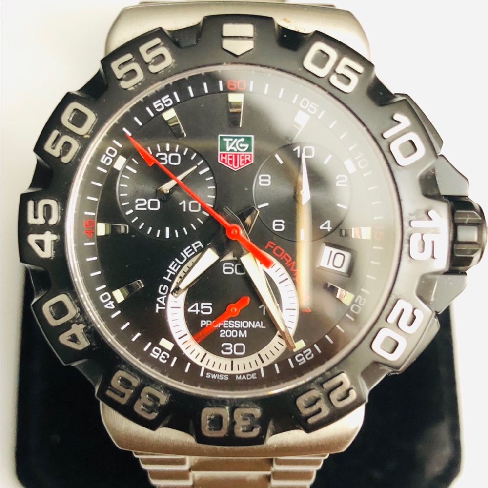 Tag Heuer CAH1110 45MM W/crown Box & Manuals
